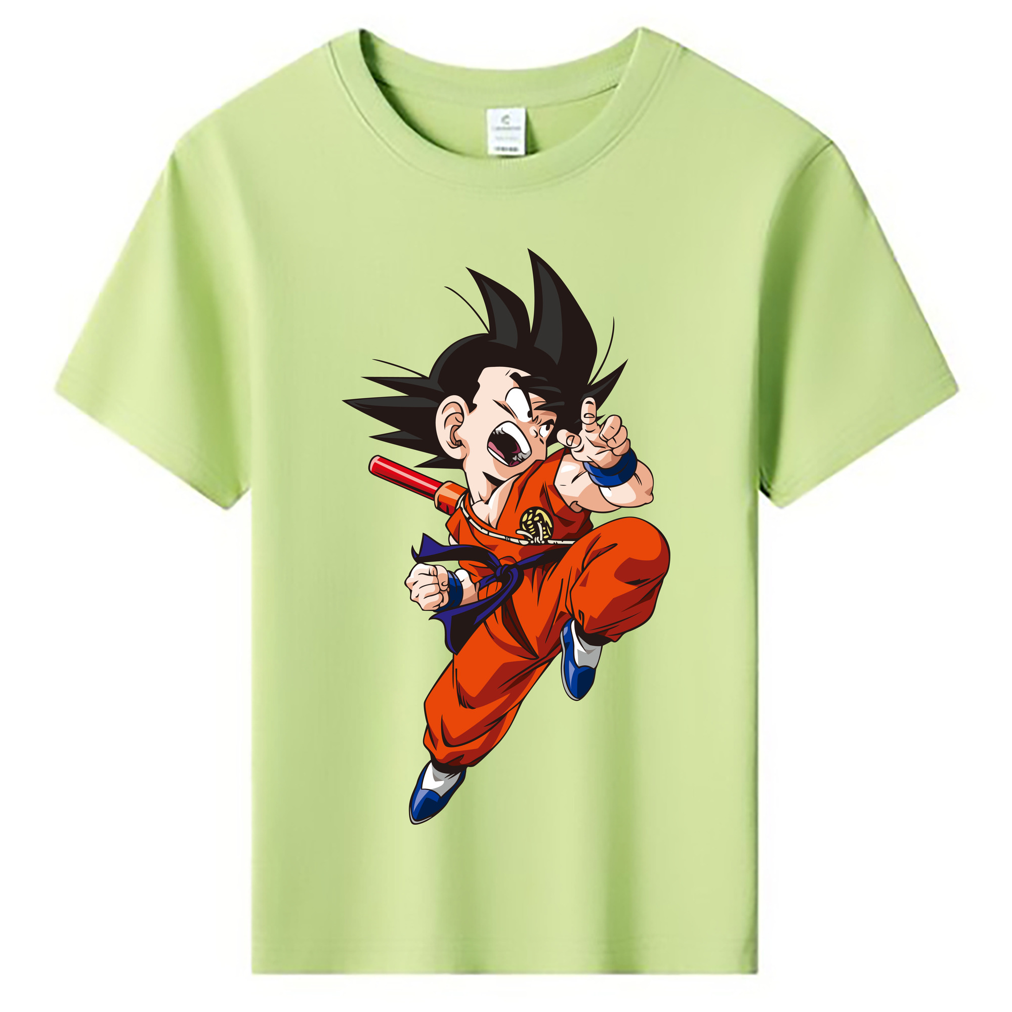 （画像用） ドラゴンボール 孫悟空（そん ごくう）Son Goku カカロット DRAGON BALL Kakarotto 綿100％キッズTシャツ（フロントプリント）